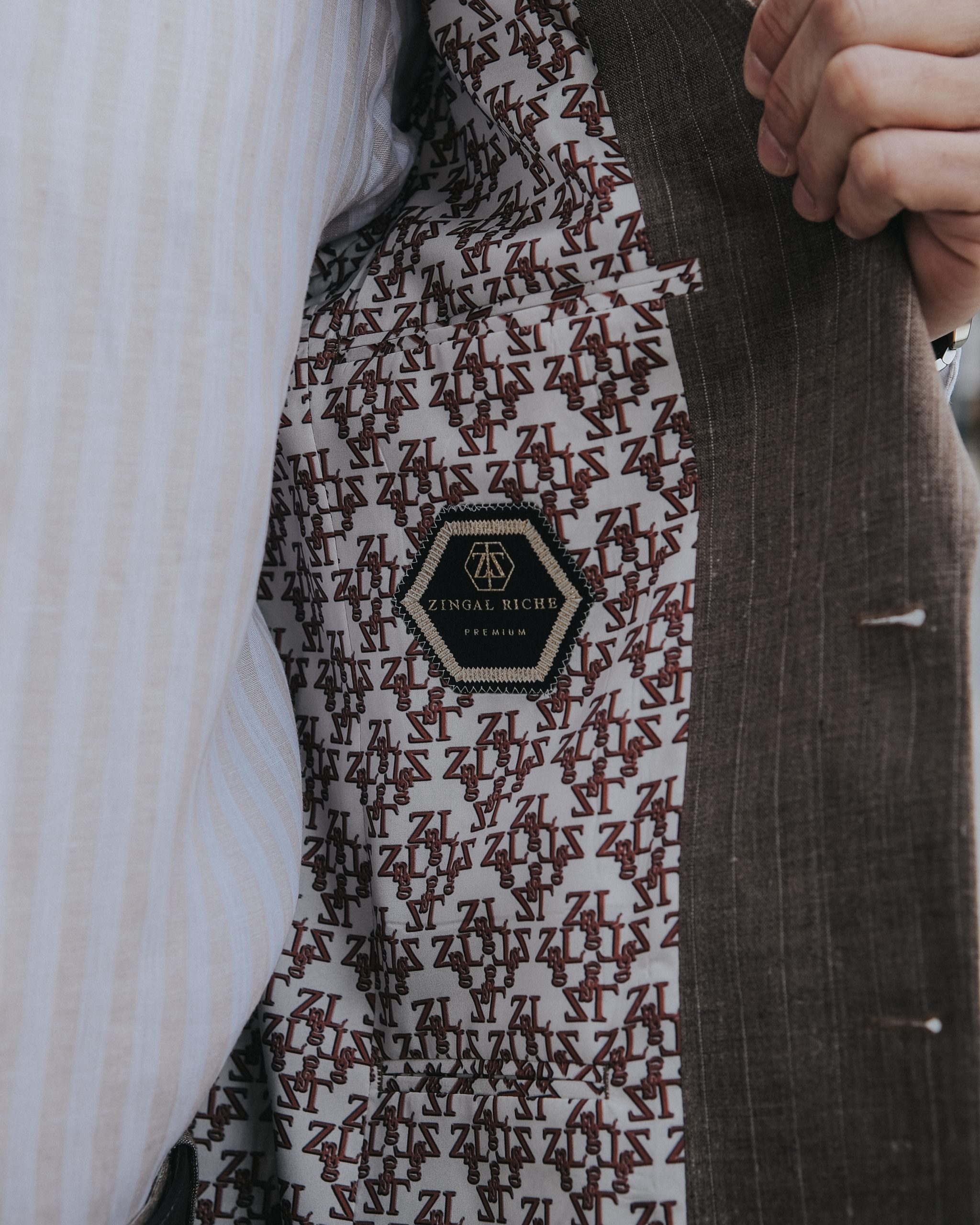 Lapel detail