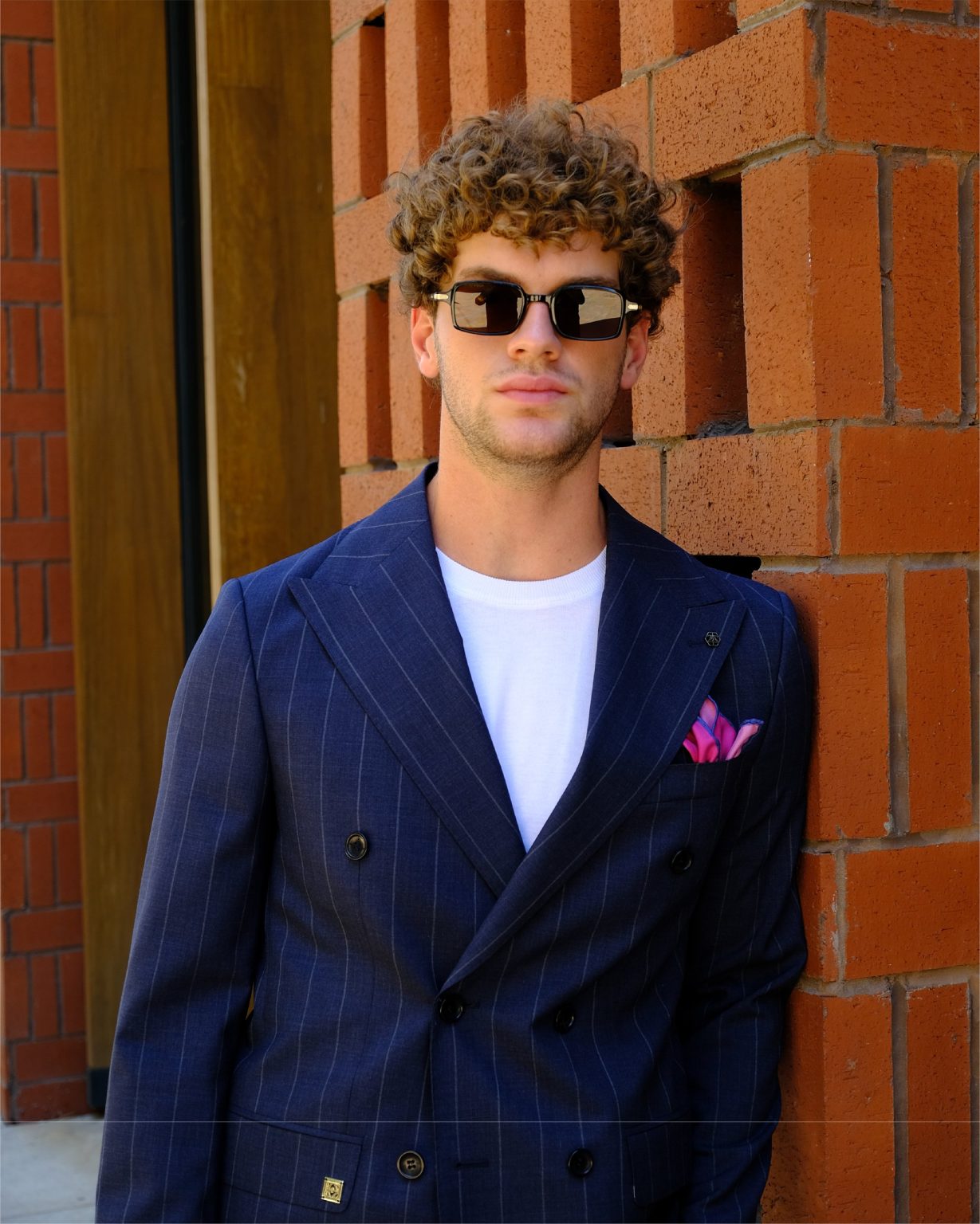 Pinstripe Suit – portrait